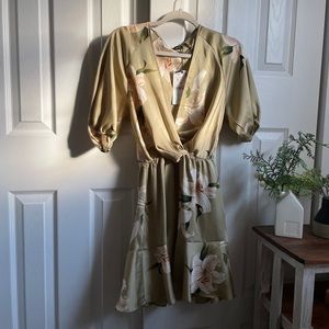 Zara Floral Print Mini Dress